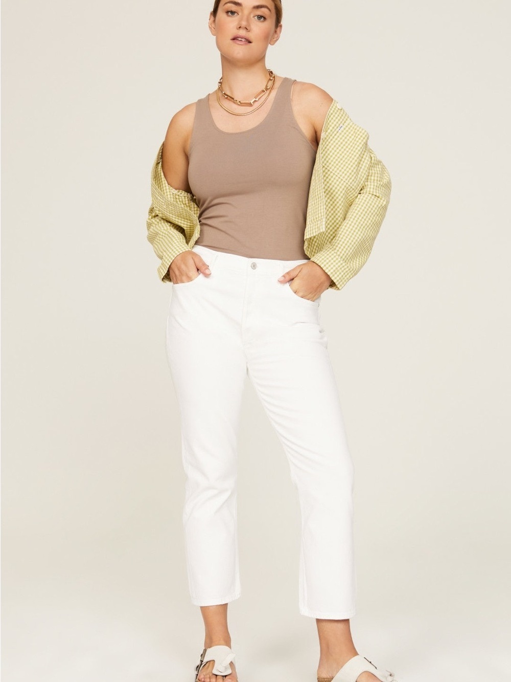 Agolde Riley High Rise Crop Straight Jeans 27 - Picture 5 of 13